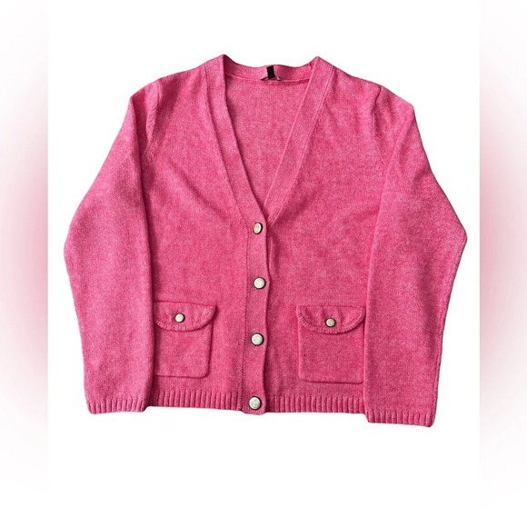 TALBOTS FLAP POCKET BLAZER CARDIGAN , SIZE LARGE - Picture 2 of 9